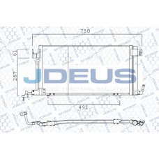 721M20 JDEUS Конденсатор, кондиционер