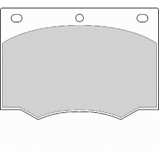 FD287A NECTO Комплект тормозных колодок, дисковый тормоз