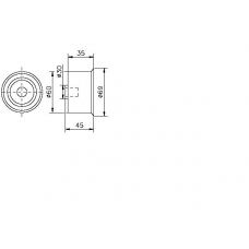 TKR 9081 TIMKEN Паразитный / ведущий ролик, зубчатый ремень