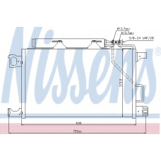 940100 NISSENS Конденсатор, кондиционер