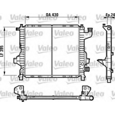 732819 VALEO Радиатор, охлаждение двигателя