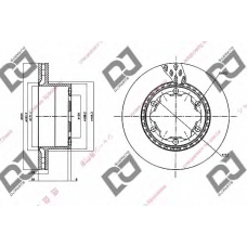 BD1495 DJ PARTS Тормозной диск