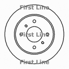 FBD443 FIRST LINE Тормозной диск