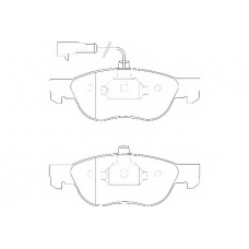 WBP21927A WAGNER LOCKHEED Комплект тормозных колодок, дисковый тормоз