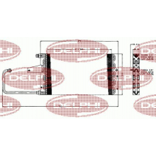 TSP0225156 DELPHI Конденсатор, кондиционер