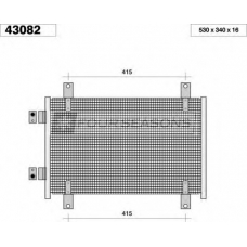 F4-43082 STANDARD Конденсатор, кондиционер