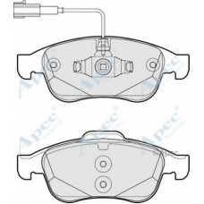 PAD1795 APEC Комплект тормозных колодок, дисковый тормоз