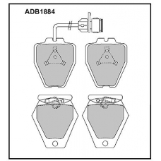 ADB1884 Allied Nippon Тормозные колодки