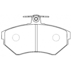 PN-0023 JNBK Колодки тормозные