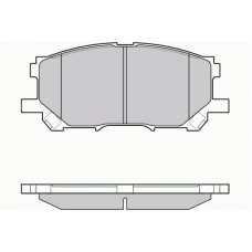 12-1168 E.T.F. Комплект тормозных колодок, дисковый тормоз