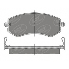SP 393 SCT Комплект тормозных колодок, дисковый тормоз