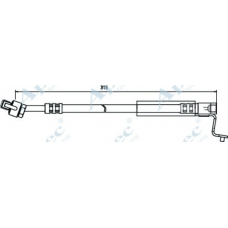 HOS3354 APEC Тормозной шланг