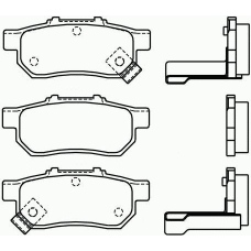 T3107 PAGID Комплект тормозных колодок, дисковый тормоз