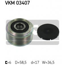 VKM 03407 SKF Механизм свободного хода генератора