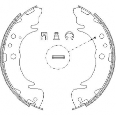 4089.00 ROADHOUSE Комплект тормозных колодок