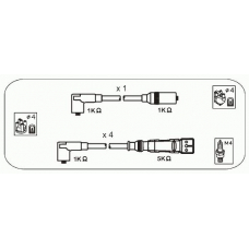 ABM2 JANMOR Комплект проводов зажигания