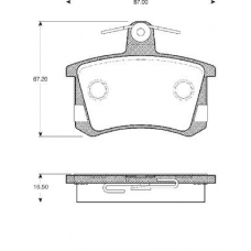 363702161073 MAGNETI MARELLI Колодки тормозные