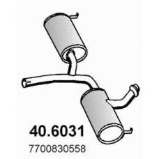 40.6031 ASSO Средний глушитель выхлопных газов