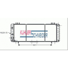 5305801 KUHLER SCHNEIDER Радиатор, охлаждение двигател