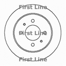 FBD1283 FIRST LINE Тормозной диск