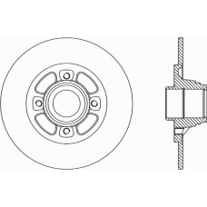 BDR1463.10 OPEN PARTS Тормозной диск