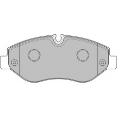 FD7581V NECTO Комплект тормозных колодок, дисковый тормоз