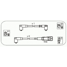 M7 JANMOR Комплект проводов зажигания