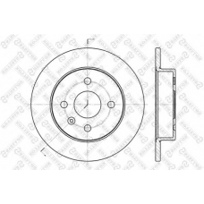 6020-3633-SX STELLOX Тормозной диск