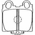 A2N099 AISIN Комплект тормозных колодок, дисковый тормоз