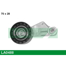 LA0488 TRW Натяжной ролик, поликлиновой  ремень