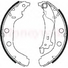 362362B BENDIX Комплект тормозных колодок