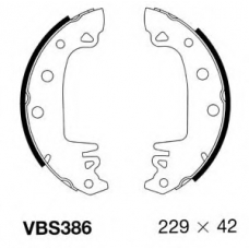 VBS386 MOTAQUIP Комплект тормозных колодок
