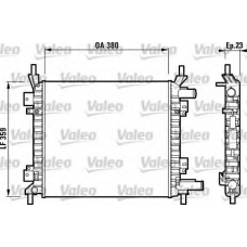 732627 VALEO Радиатор, охлаждение двигателя