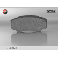 BP43078 FENOX Комплект тормозных колодок, дисковый тормоз