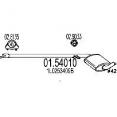 01.54010 MTS Средний глушитель выхлопных газов