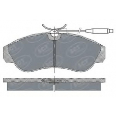 SP 183 SCT Комплект тормозных колодок, дисковый тормоз