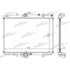 PRS3412 PATRON Радиатор, охлаждение двигателя