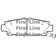 FBP1573 FIRST LINE Комплект тормозных колодок, дисковый тормоз