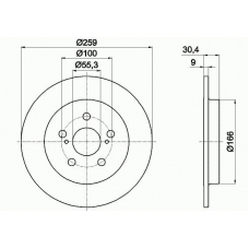 55240PRO PAGID Тормозной диск