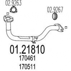 01.21810 MTS Труба выхлопного газа