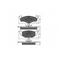 32248 SPIDAN Комплект тормозных колодок, дисковый тормоз