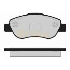 PA1605 BRAKE ENGINEERING Комплект тормозных колодок, дисковый тормоз