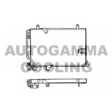 101569 AUTOGAMMA Конденсатор, кондиционер