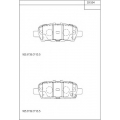 KD1554 ASIMCO Комплект тормозных колодок, дисковый тормоз