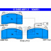 13.0460-4851.2 ATE Комплект тормозных колодок, дисковый тормоз