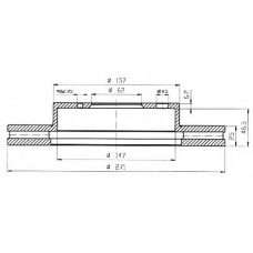 BSF3926 QUINTON HAZELL Тормозной диск