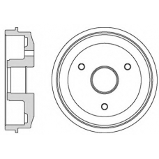 VBD635 MOTAQUIP Тормозной барабан