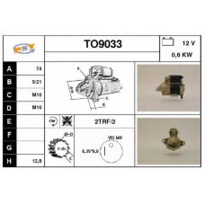 TO9033 SNRA Стартер