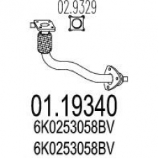 01.19340 MTS Труба выхлопного газа