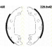 8100 10490 TRISCAN Комплект тормозных колодок